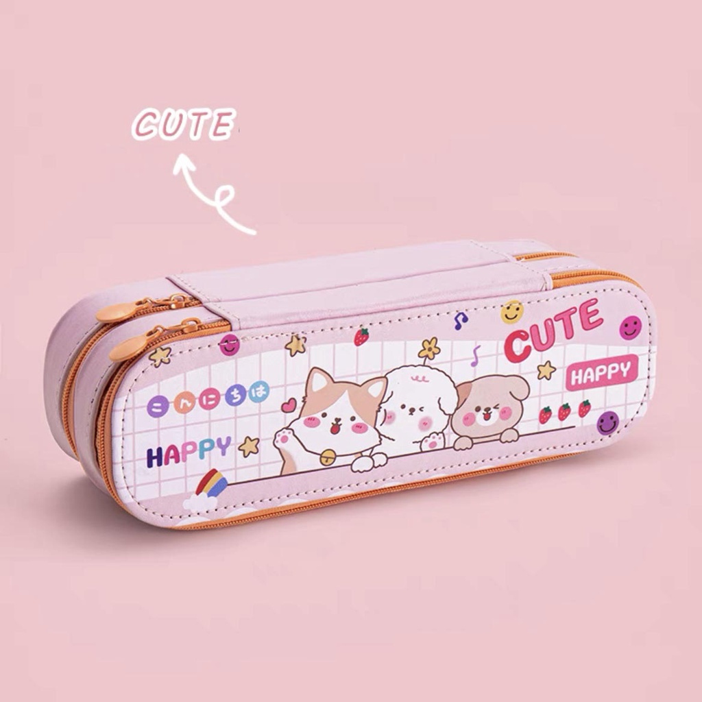 

9A. Kotak Pensil 2 Dua Tingkat Lucu 2 Layer / Tepak Pensil 3D Tingkat Tempat Pensil Anak Laki Laki Perempuan / Kotak Pensil Anak SD /Pencil Case Double Multi-Layer