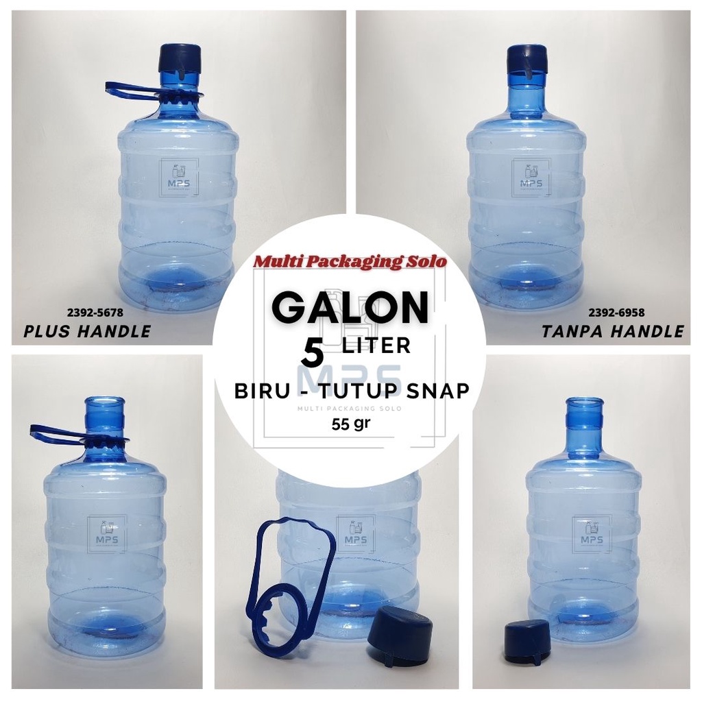 Galon 5 L Pet / Galon Plastik / Galon / Galon Aqua / Aqua Galon / Galon 5 Liter