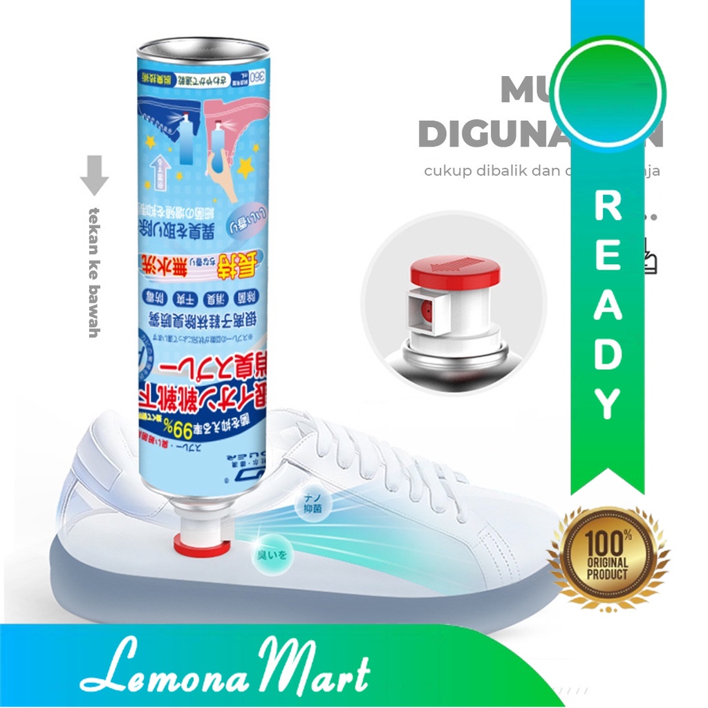 Spray Pengharum Sepatu - Semprotan Penghilang Bau Sepatu Tidak Sedap - Parfum Penyegar Pewangi Anti 