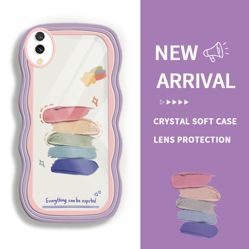 Silikon Case For Redmi 7 Y3 6A 8 8A Pro 8A Dual 8A 6 kesederhanaan Graffiti Pelangi Lembut Full Cove