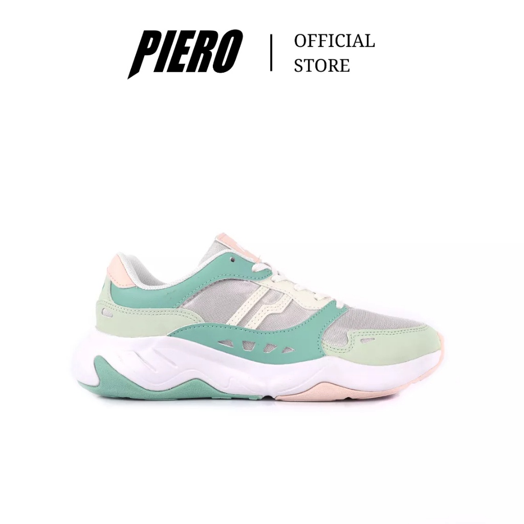 Piero Sepatu Sneakers Wanita Ergo W Blue Mist White PIE210000008