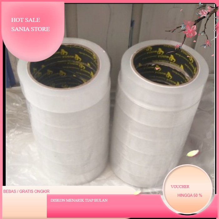

SOLATIP 1 INCH 24 MM 72 YARD ISOLASI LAKBAN SELOTIP LENGKET TEBAL