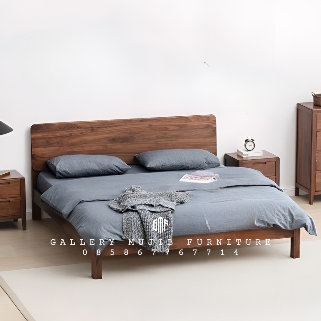 Divan Kayu Dipan Tempat Tidur Minimalis Dipan Kayu Jati 160x200