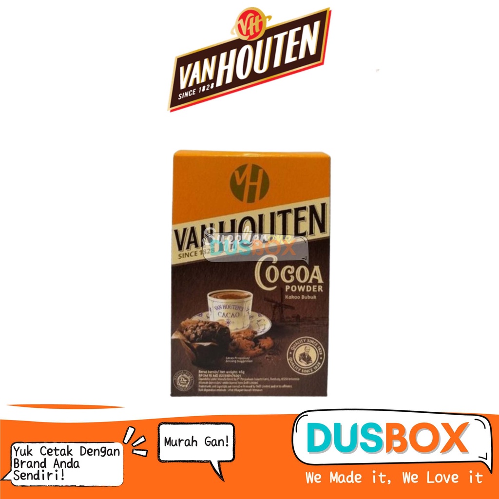 

VanHouten Cacao Powder 40gram / Cokelat Bubuk / Cokelat Bubuk Powder / Powder Bubuk Cokelat / Bubuk Cokelat