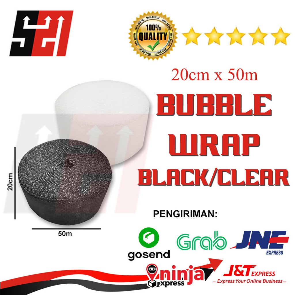 

Bubble Wrap 20cm x 50m Mulia PackMurah