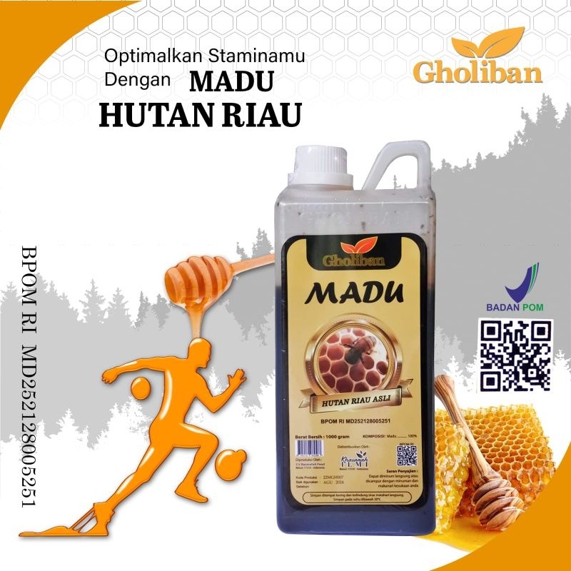 

Madu Hutan RIAU Gholiban 1kg