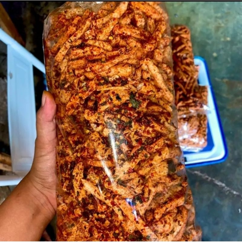 

Basreng sultan bandung 1kg viral tik tok pedas daun jeruk