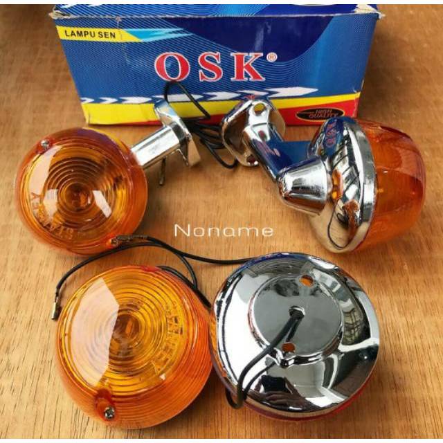 Lampu Sen sein reting c70 frame besi Set Depan Belakang Honda Pispot C50 C70 C90