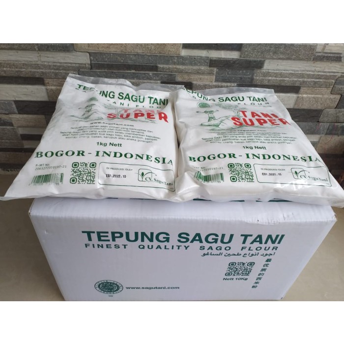 

JF-98 Tepung Sagu Tani Super 1 Dus