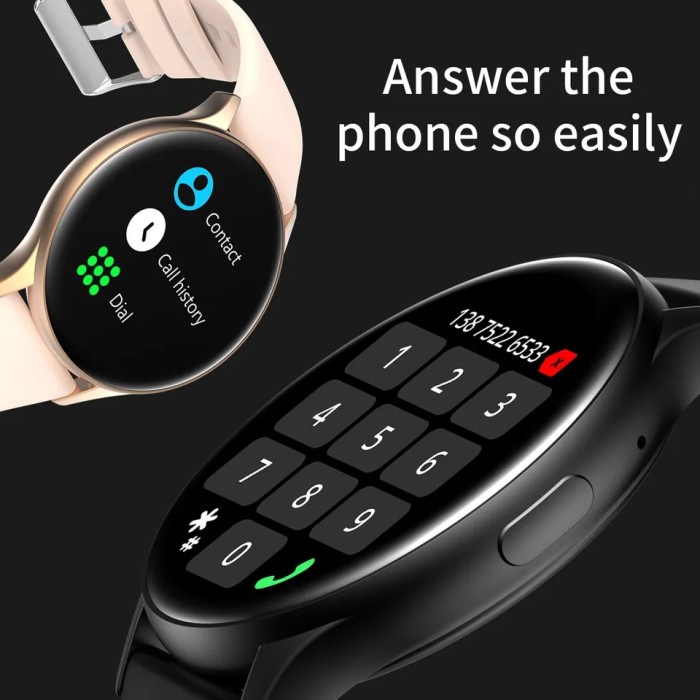 HK89 Smartwatch Amoled NFC Always on display  - Hitam