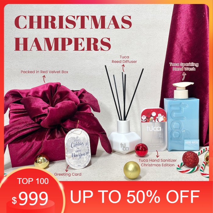 

KADO NATAL/ DEKORASI NATAL/ Hampers Christmas Kado Natal Special Design - Hempers Gift Box Tuca - Holy Blue