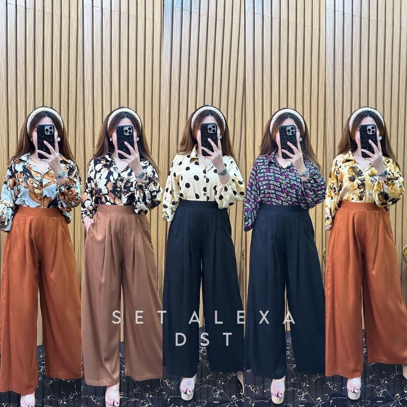 Fashion Wanita One Set Oneset Alexa by DST Collection Busui Friendly