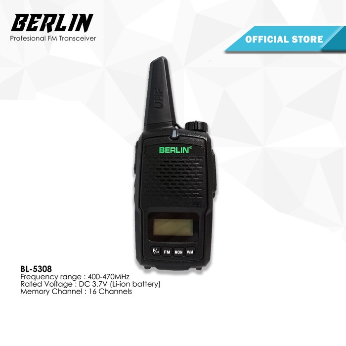 Grosir HT Berlin BL 5308 Walkie Talkie Original Garansi Resmi