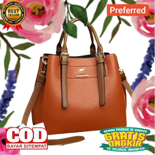 BOS - (COD) Tas Selempang Bahu Wanita Bag Selempang Cewek Branded Cantik Grosir Fashion Murah Handba