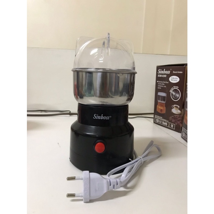 Blender ELectric Grinder/Penghalus/Penggiling kopi kacang bumbu kering - Hitam