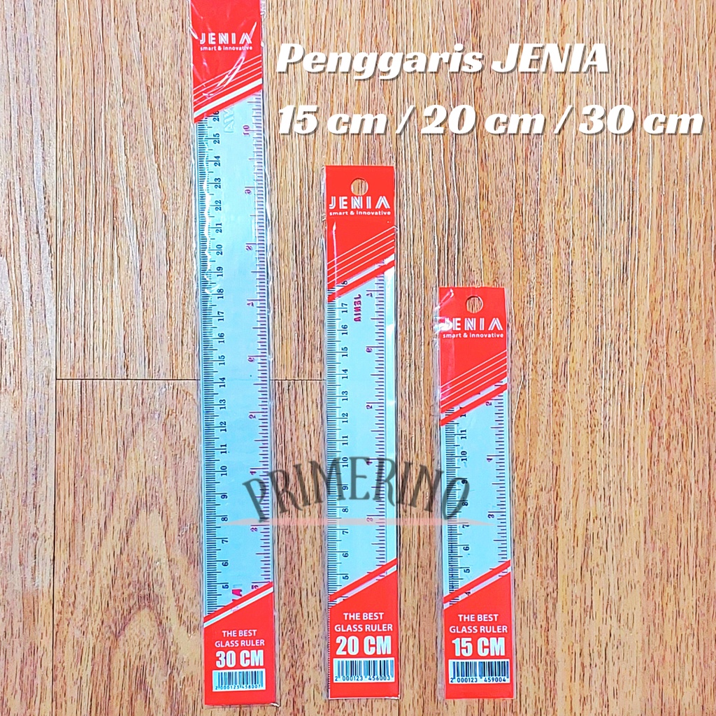 

Penggaris 15 cm / 20 cm / 30 cm JENIA / Ruler Garisan Penggaris Plastik (PCS)