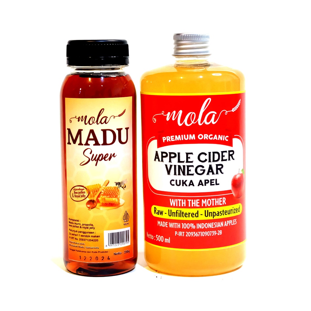 

MAR Paket Diet Mola Cuka Apel Cider Venegar + Mola Madu Super Murni