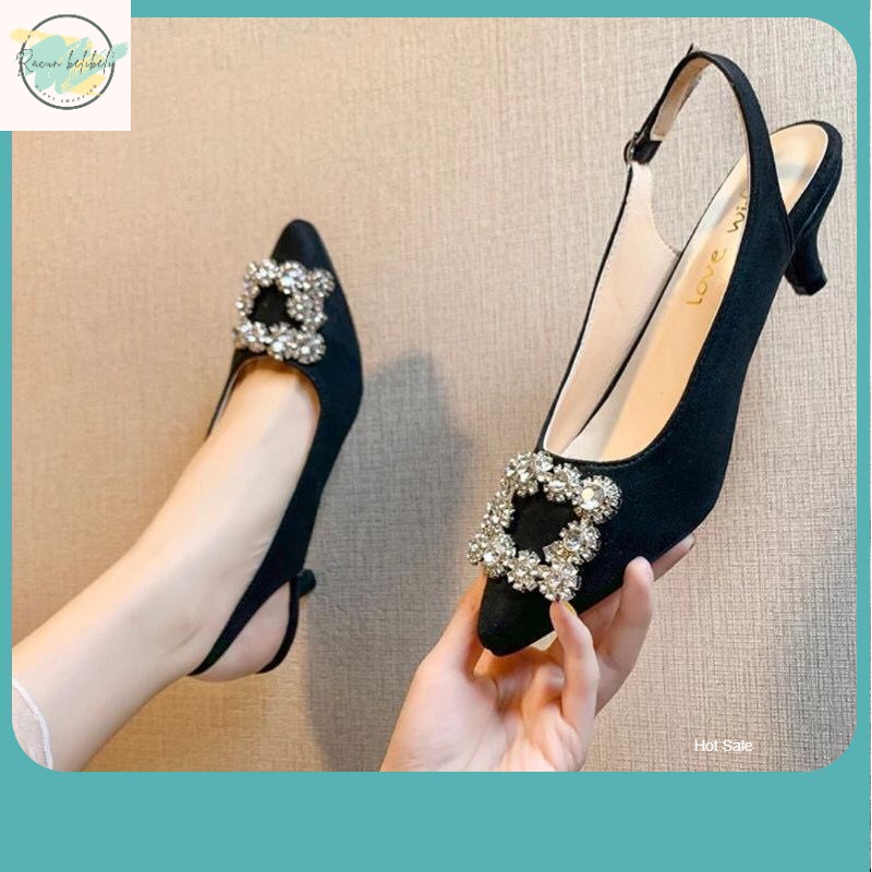 Sandal Wanita Terbaru 2023 / sandal sepatu heels wanita model korea 101