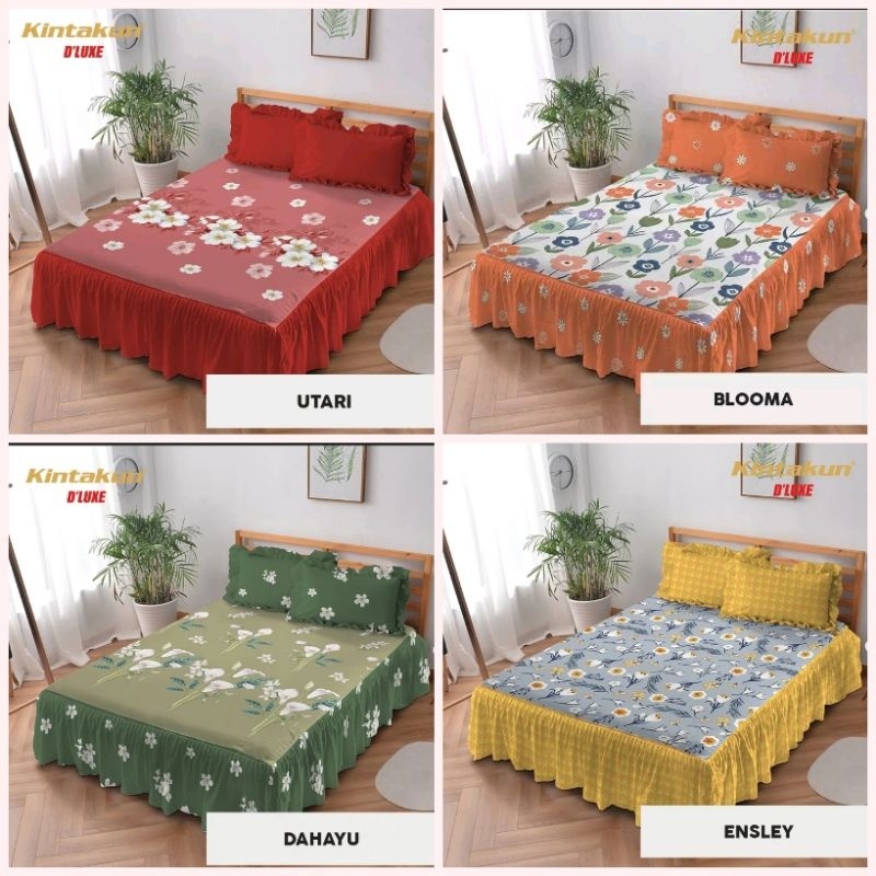 Sprei Kintakun Deluxe Rumbai size 180x200 dan 160x200