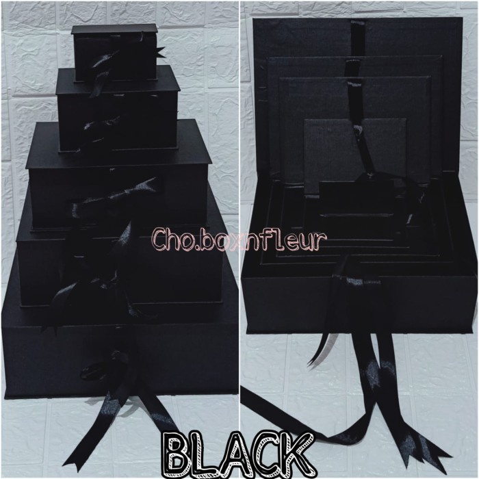 

KOTAK KADO GIFT BOX SOUVERNIR KOTAK HADIAH JAM TANGAN BOXAAA88 - BLACK - Putih, 15x10x5