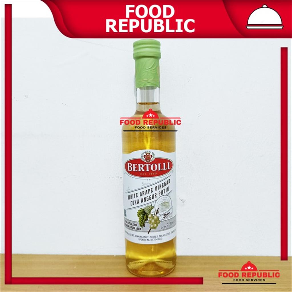 

Bertolli White Wine Vinegar 500 ML / Cuka Anggur Putih Import Italy