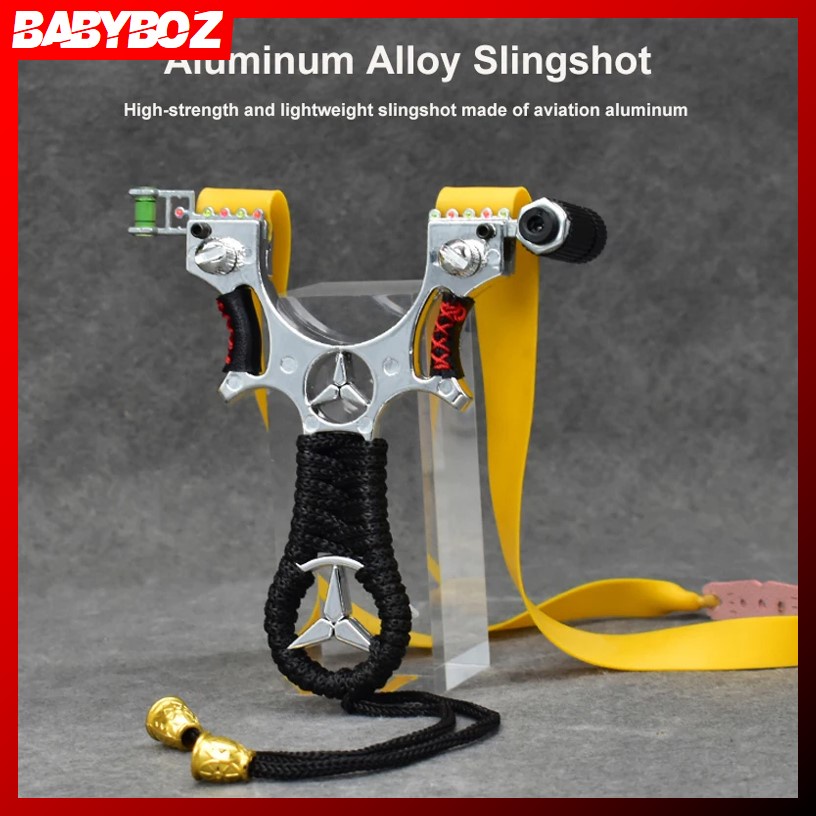 BABYBOZ - TEAEGG Ketapel LASER Slingshot Hunting Catapult Mercedes Stainless Steel Slingshot With Ru