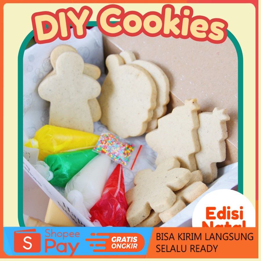 

Diskon Natal CHRISTMAS DIY COOKIES | Hias Cookies Sendiri | Mainan Natal Xmas Promo 12.12