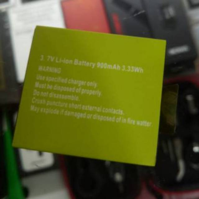 Baterai Action Cam 4k Kogan 3.7v Li Ion Battery 900mah 3.33wh Asli Murah Original Actioncam Gosend G