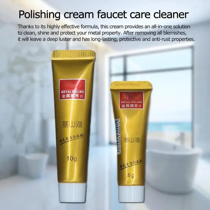 Cream Poles Pengkilap Besi Metal Chrome Polishing Cream Wajan Kran Air
