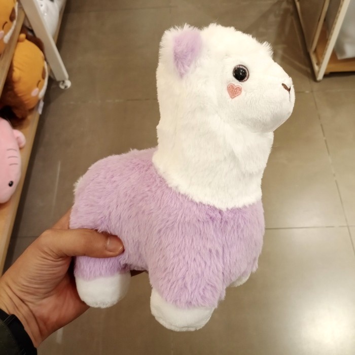 GEMESH MINISO  Boneka Llama / Alpaca Lucu (sz ±21cm) - Purple