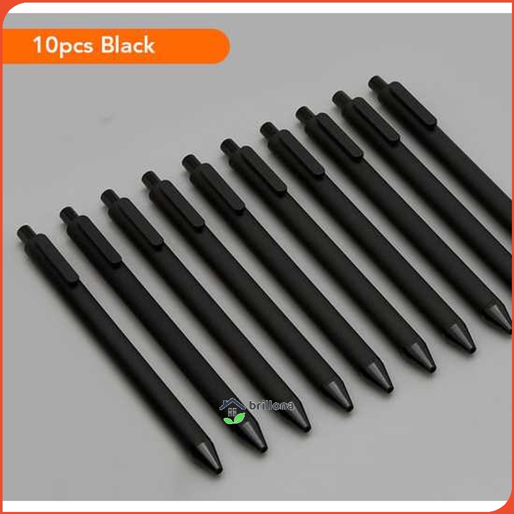 

Kaco PURE Pena Pulpen Bolpoin Gel Black Ink 0.5mm 10 PCS - K1015