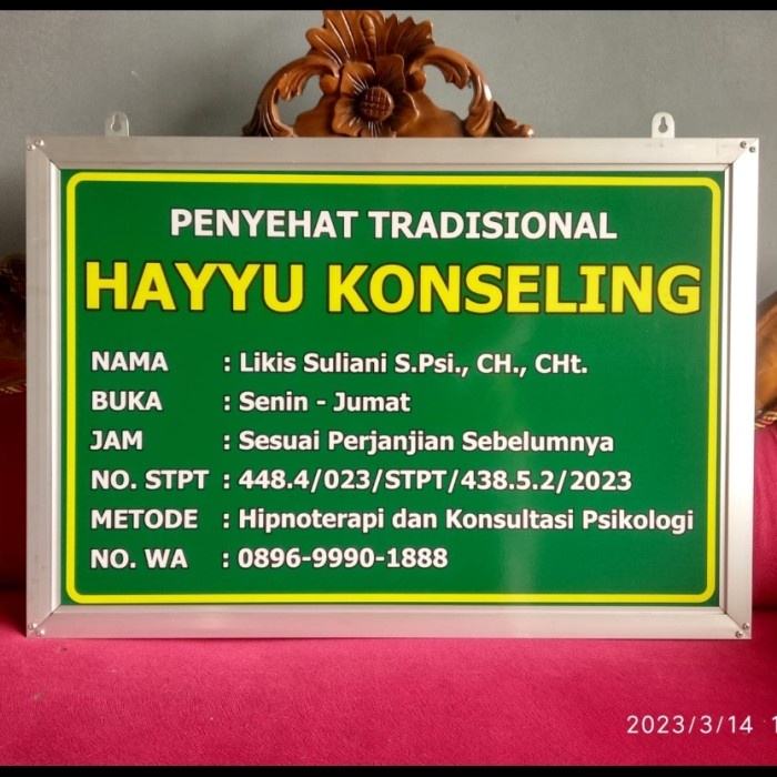 

Plang Acrylic Ukuran 30x45 Papan Akrilik Praktek Bidan Dokter Perawat - 1 Sisi, Tanpa Lis