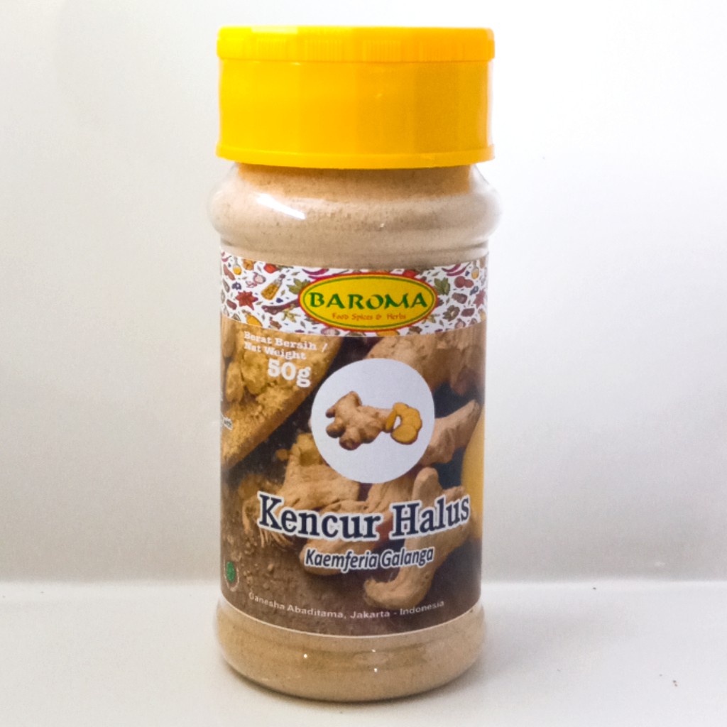 

Baroma Kencur Halus / Kencur Bubuk 50 Gr