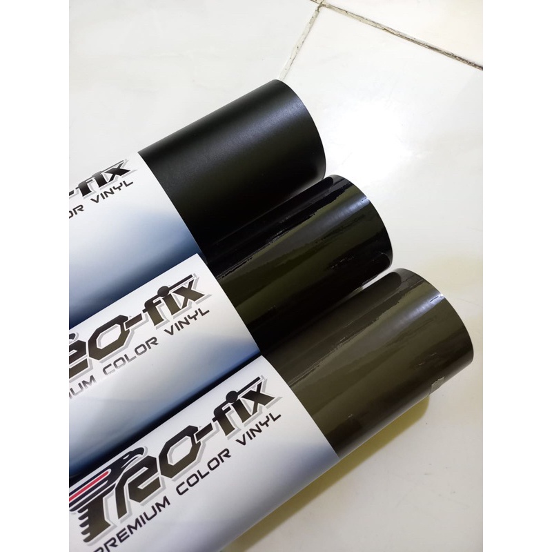 skotlet hitam glossy dan hitam dop matte profix stiker motor stiker mobil hitam kilap hitam doff
