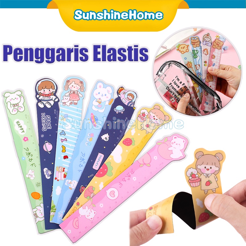 

Pengaris Lentur Flexible Magnet Motif Lucu Pengaris Anak Sekolah / Pengaris Lentur Flexible Magnet / Pengaris