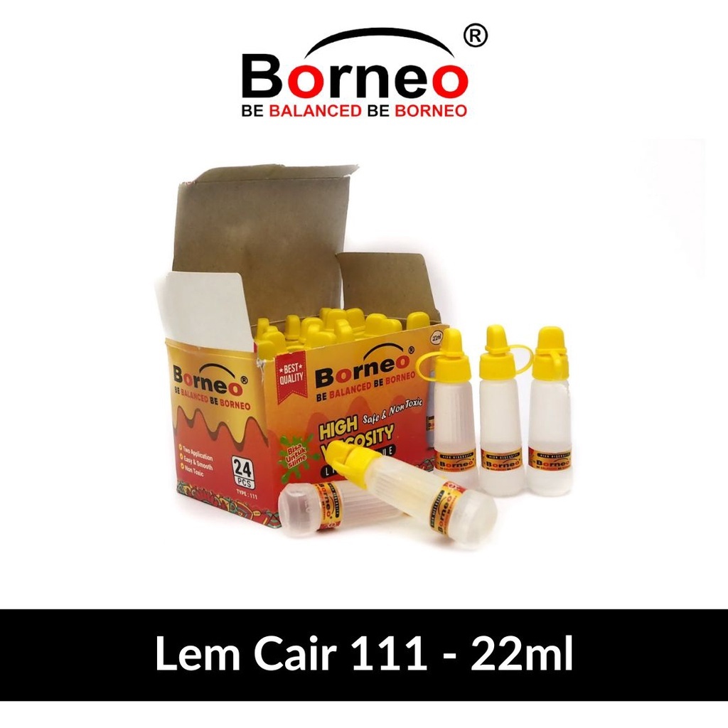 

Lem Cair / Liquid Glue Borneo Ukuran 22ml - 111