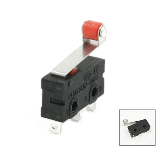 MICRO LIMIT SWITCH RODA WITH ROLLER WHEEL 250V 5A NO-NC SPDT 3 PIN