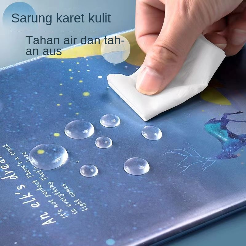 

[Whispers] Buku Catatan A5/Buku Catatan Sekolah Sampul Bunga Sakura Karet Tebal A5, isi 56 lembar