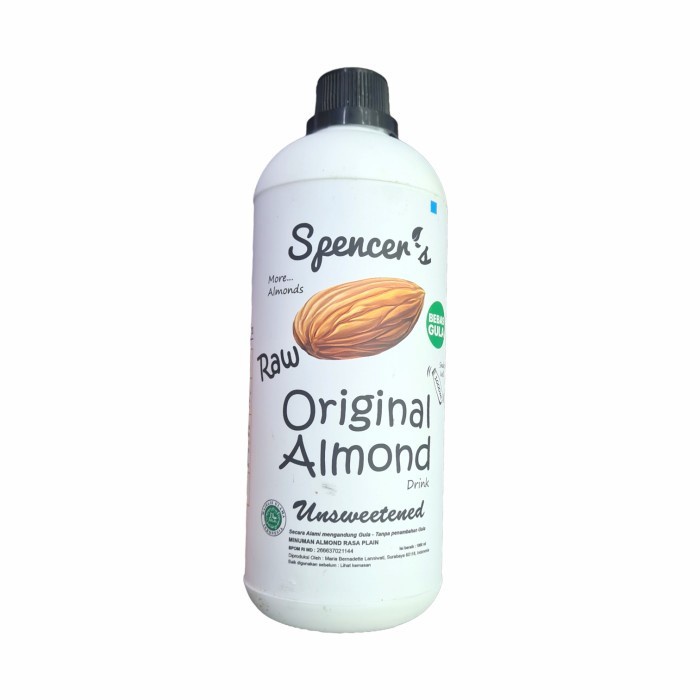 

Spencers original raw almond milk unsweetened 1000ml /1Liter Fresh