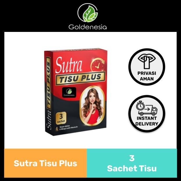 Sutra Tisu Plus - 3 Sachets - Tissue Magic