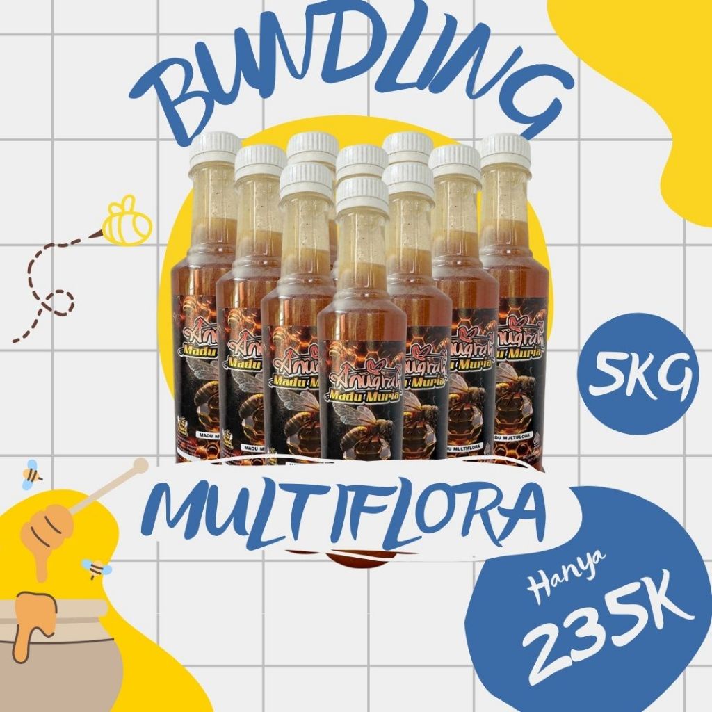 

BUNDLE 5KG MULTIFLORA