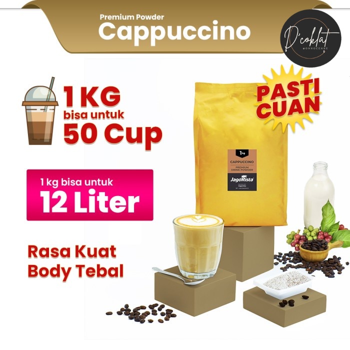 

1 Kg - Cappucinno - Premium Bubble Drink Powder