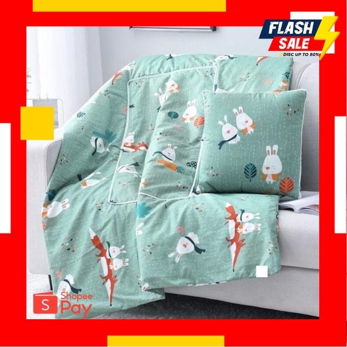 1.1 NEW YEAR SALE |Balmut / Bantal Selimut 2in1 / Bantal Lipat Praktis Jadi Selimut Bantal Selimut 2