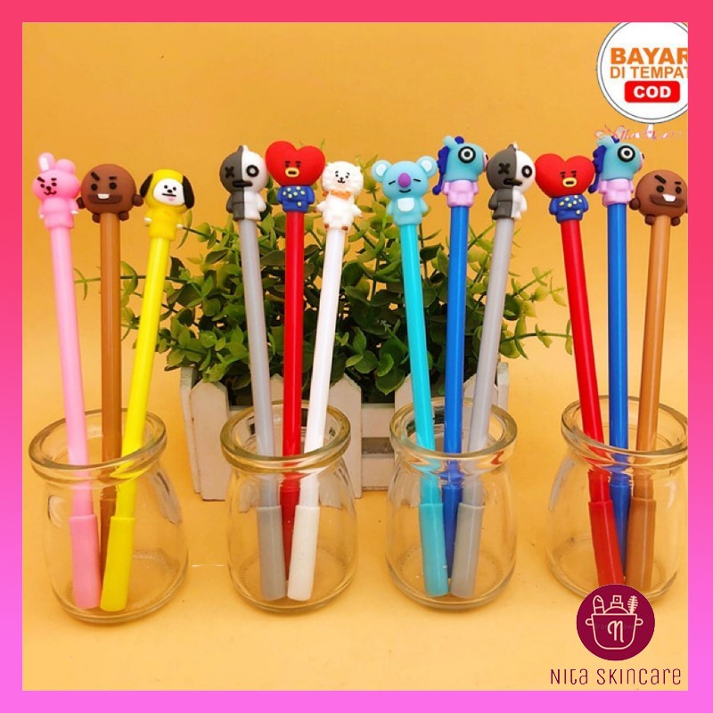 

Pulpen Kartun Bolpoin Karakter Lucu Pulpen Anak Pena Bts Bangtan