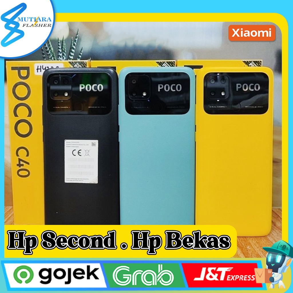 Xiaomi Poco C40 Ram 3/32GB | Ram 4/64GB Second Original