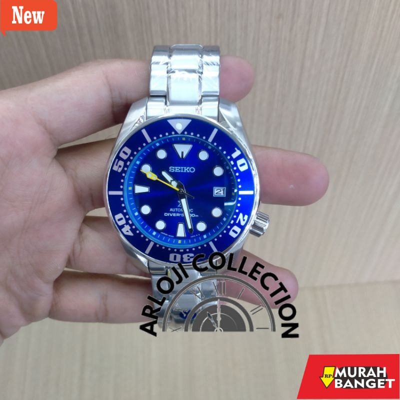 cocok buat kerja- Jam Tangan Pria Seiko Sumo SBDC003 First Generation Blue Arlojicollection