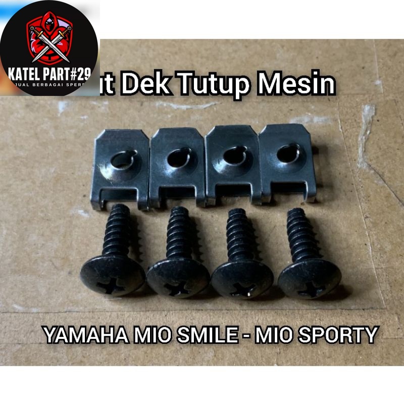 Baut Set Cover Dek Tutup Mesin Yamaha Mio Sporty / Mio Smile