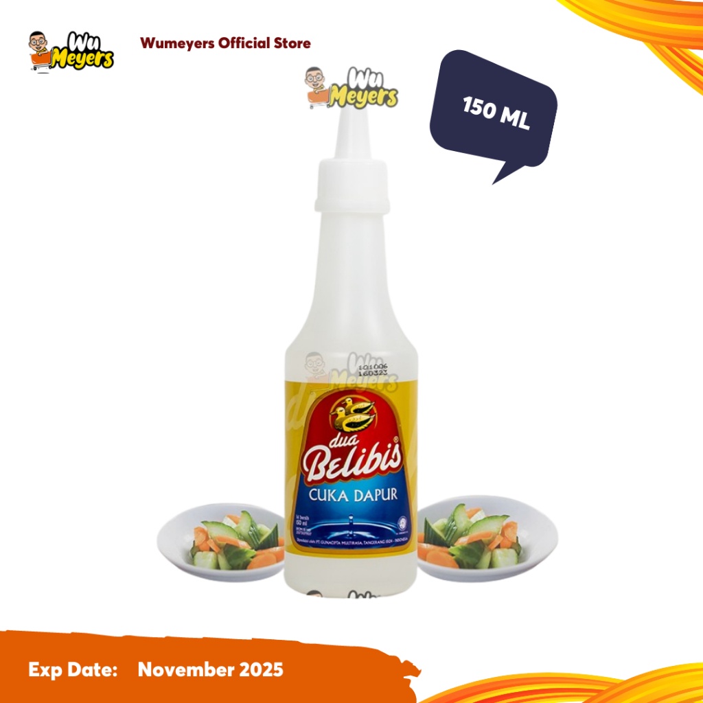 

Cuka Dapur Cap Dua Belibis 150 ml Cuka Dua Belibis