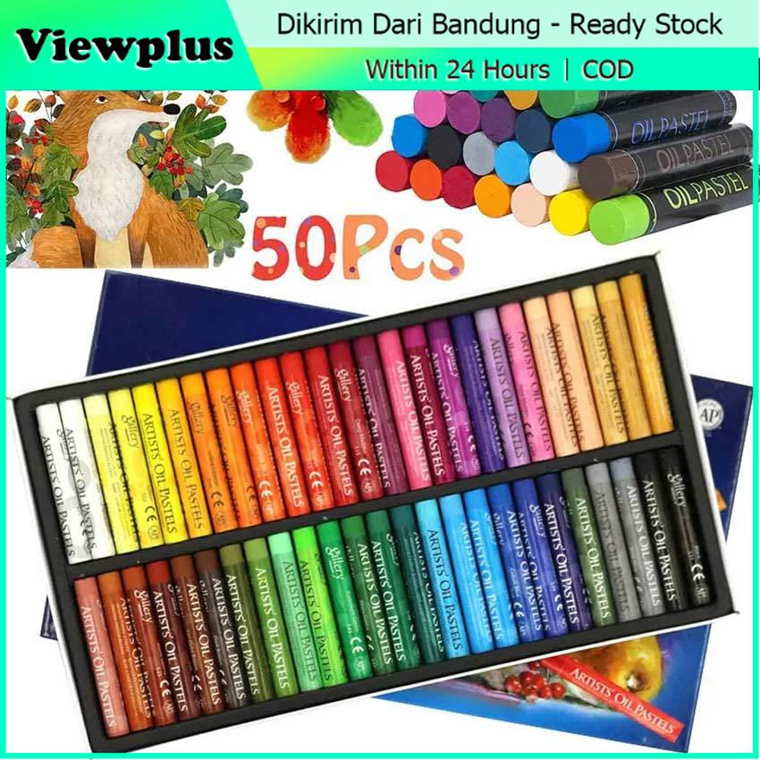 

Crayon Krayon ARTIST OIL PASTEL(48 Warna)untuk Anak non toxic