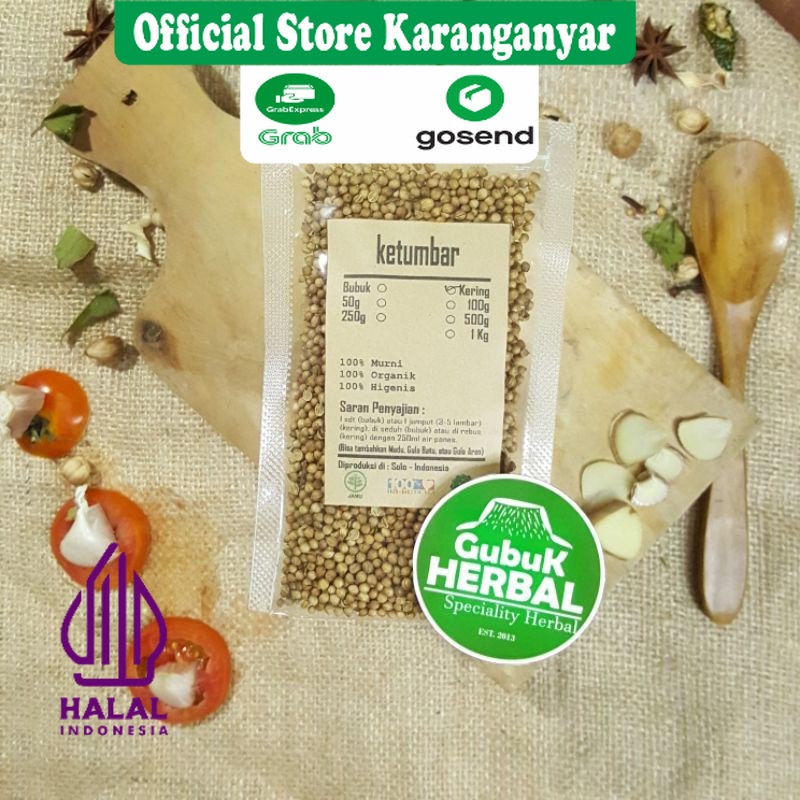 

KETUMBAR KERING 1 KG / Coriandrum Sativum / MURNI / JSR / REMPAH / PREMIUM QUALITY